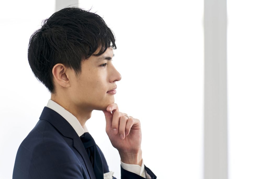 Man thinking.