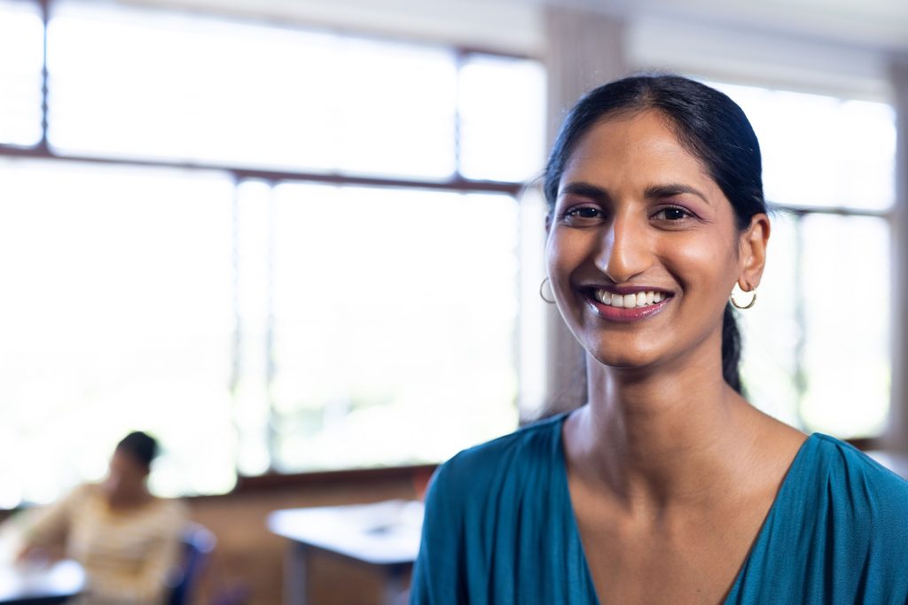Indian Female teacher.